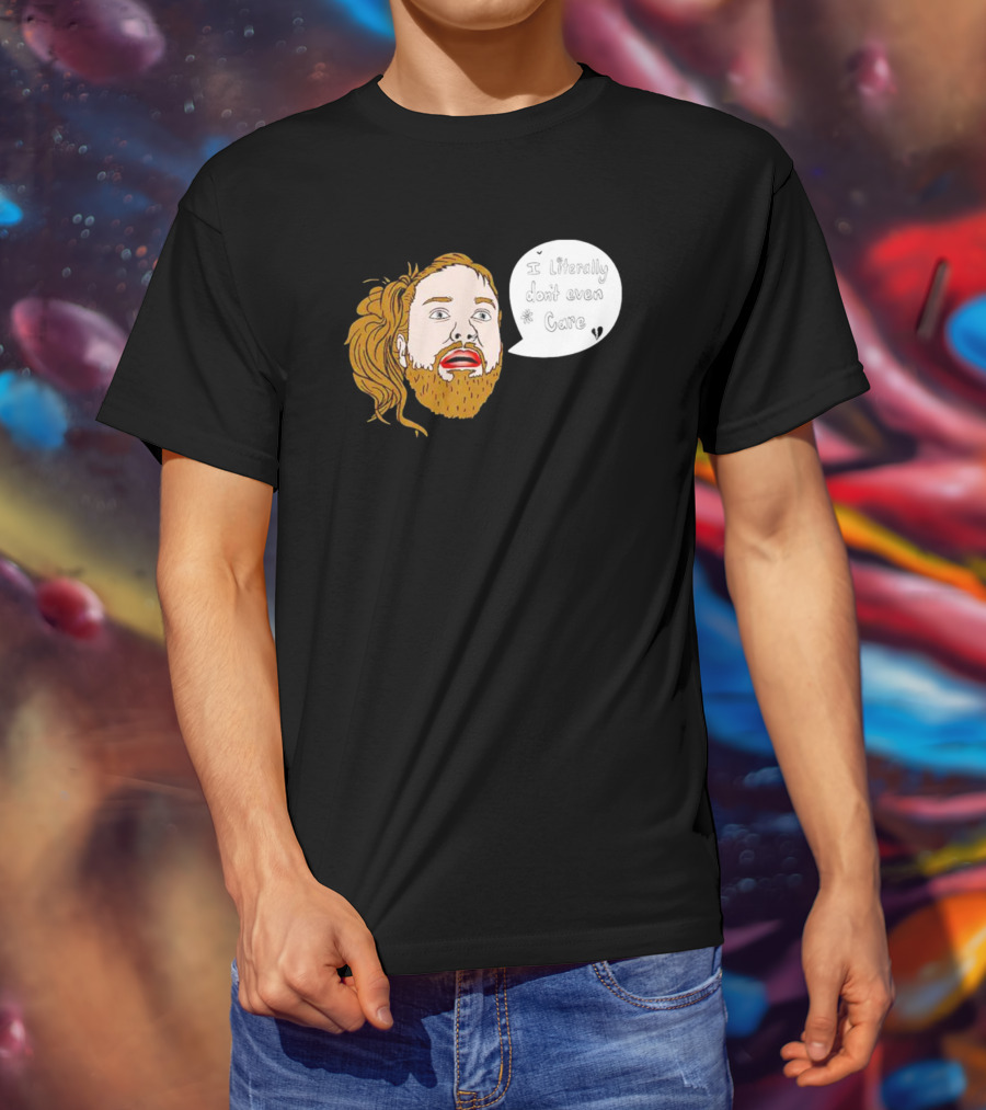 I Literally Don’t Even Care Comic T-Shirt