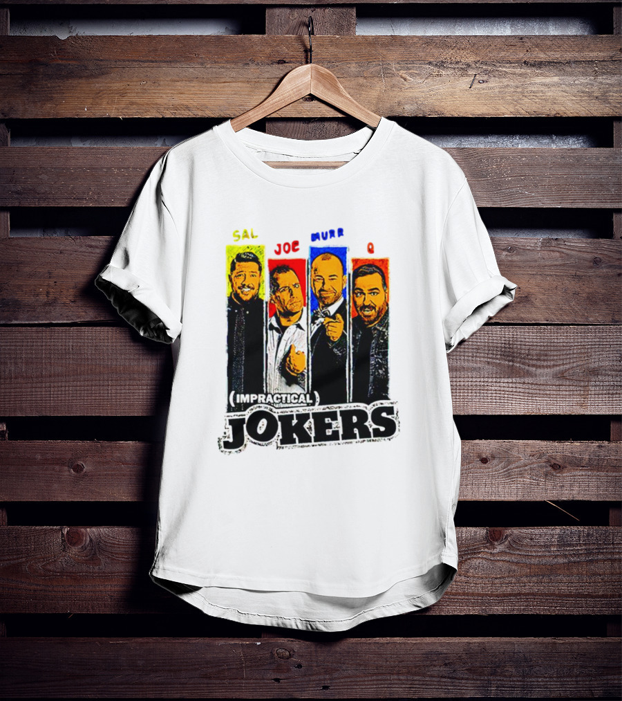 Impractical Jokers Sal Joe Murr Q Portraits T-Shirt
