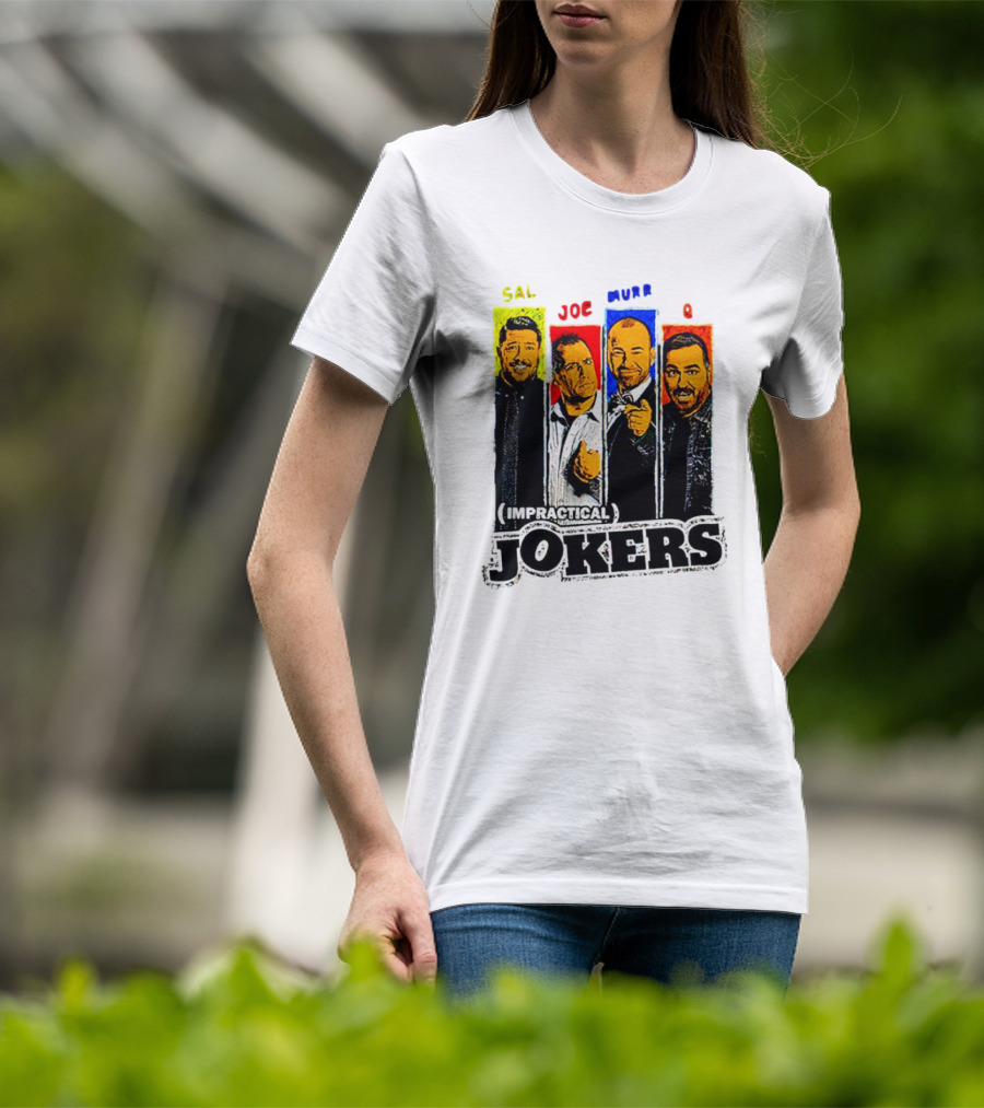 Impractical Jokers Sal Joe Murr Q Portraits T-Shirt