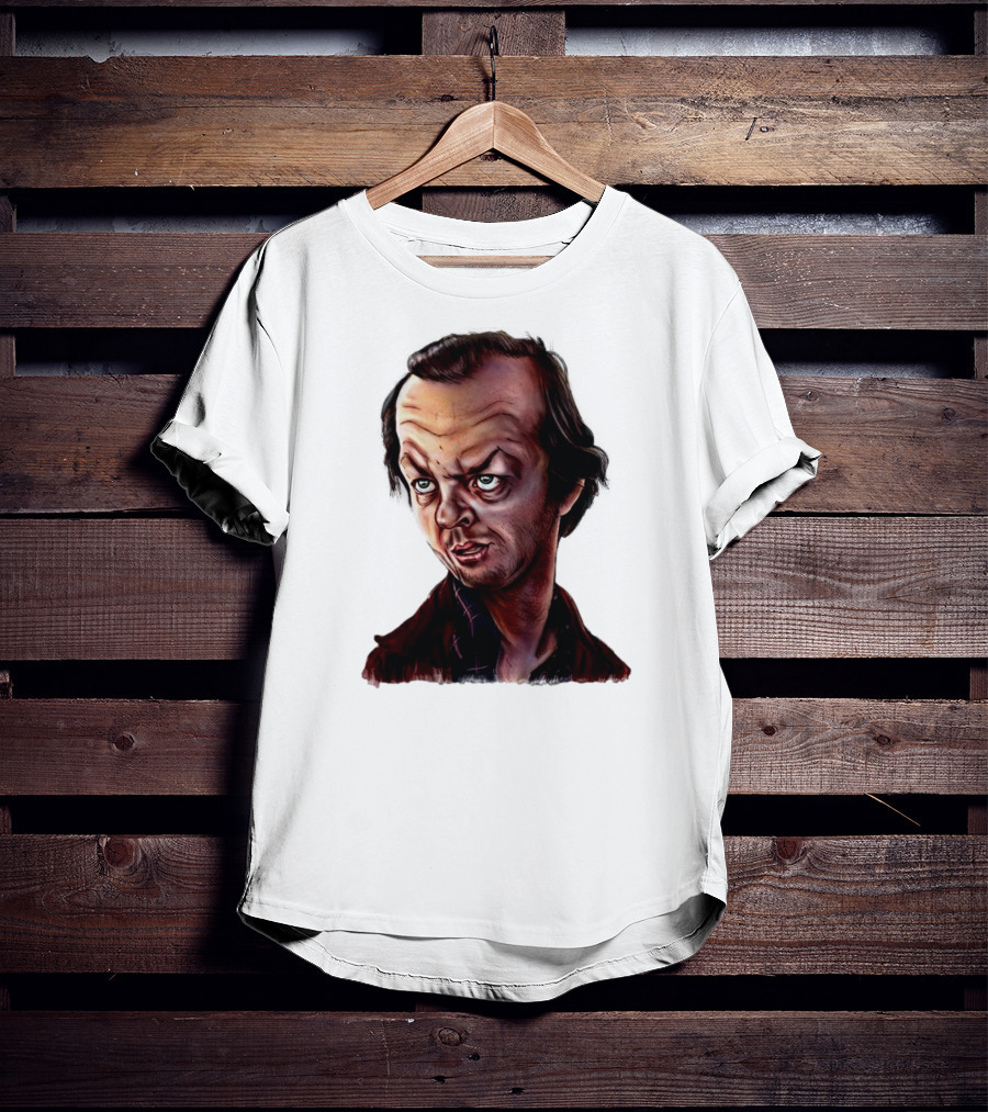 Jack The Caretaker Jack Torrance The Shining Caricature T-Shirt