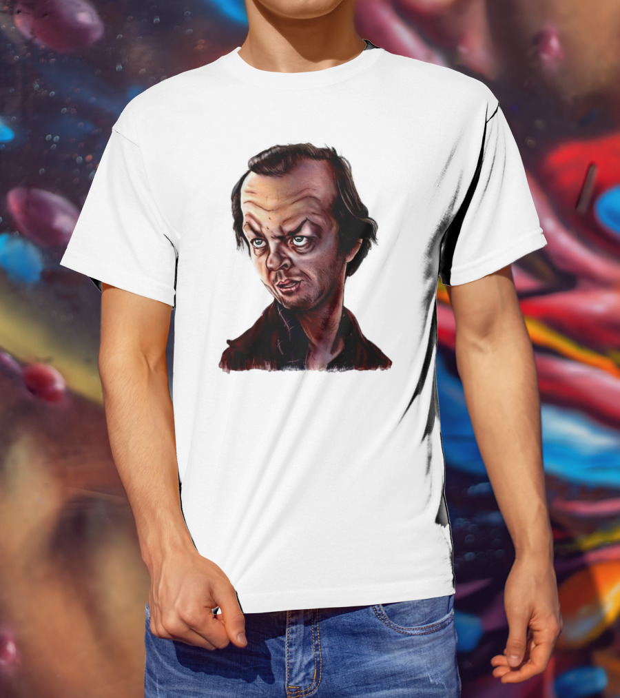 Jack The Caretaker Jack Torrance The Shining Caricature T-Shirt