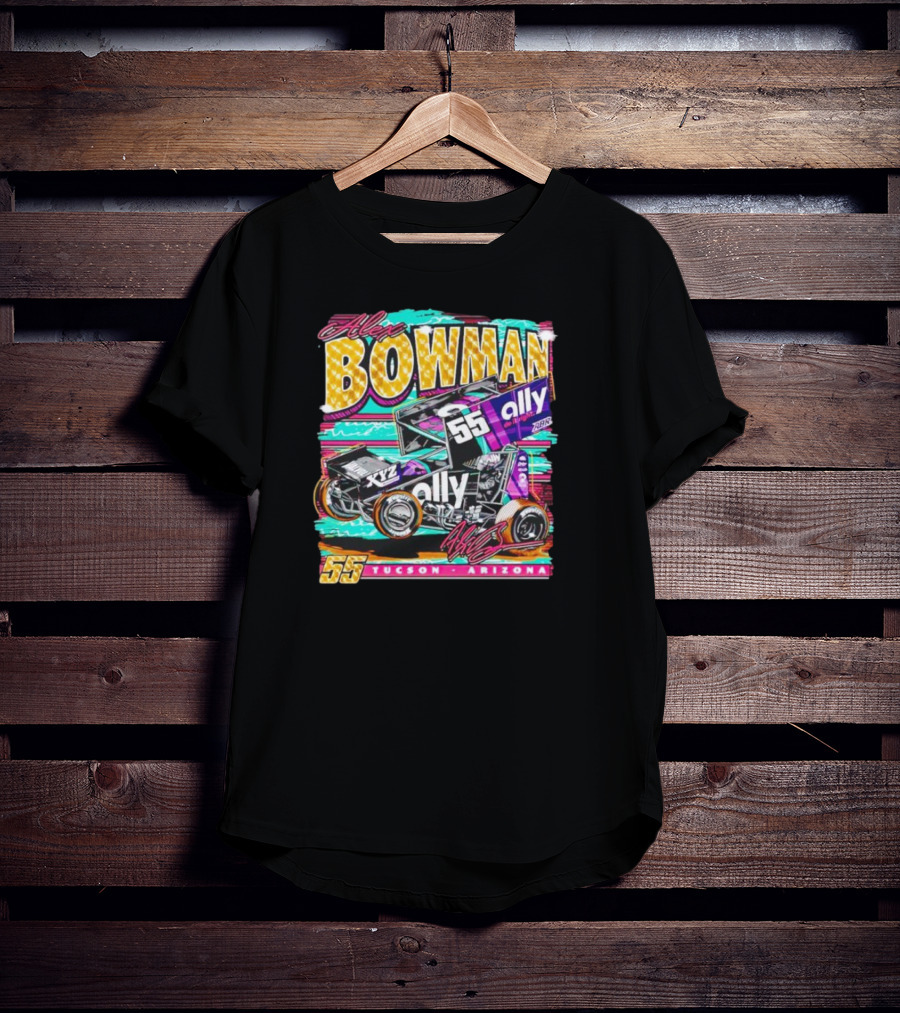 Alex Bowman 55 Racing Tucson Arizona Ally High Roller T-Shirt