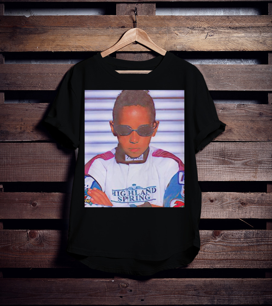 Highland Spring Racing Suit Young Lewis Hamilton T-Shirt