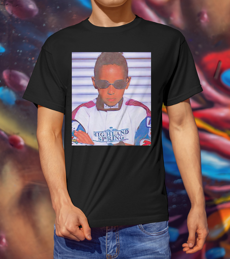 Highland Spring Racing Suit Young Lewis Hamilton T-Shirt