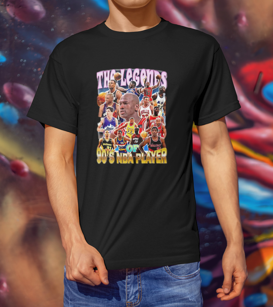 The Legends Of 90's NBA Player T-Shirt
