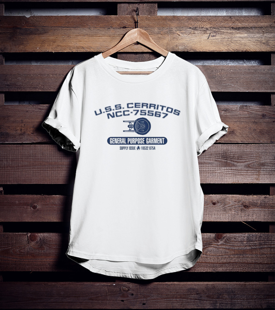 U.S.S. Cerritos NCC-75567 General Purpose Garment Supply Issue 16332 #75A T-Shirt