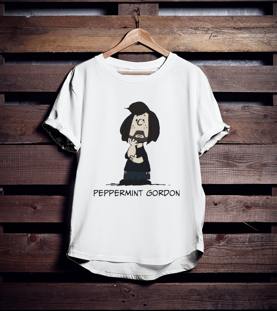 Peanuts Peppermint Gordon Charlie Brown Style Character T-Shirt