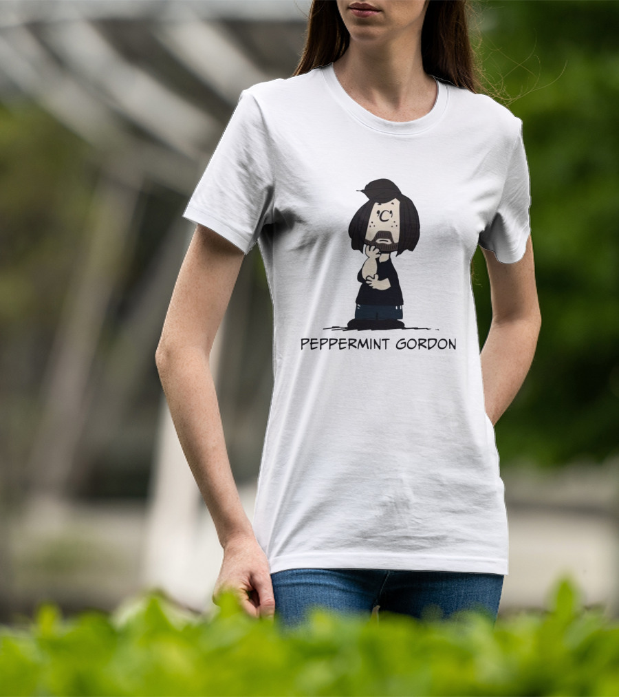 Peanuts Peppermint Gordon Charlie Brown Style Character T-Shirt