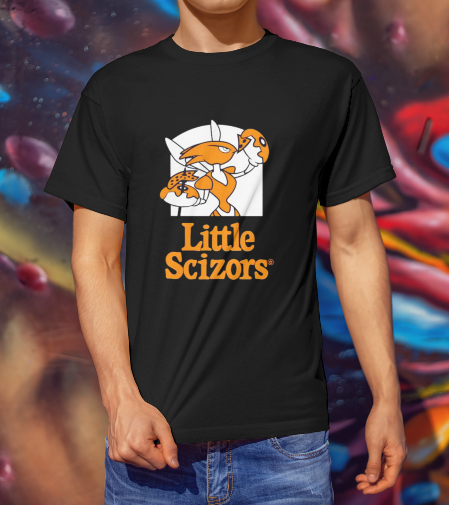 Little Scizors Pokemon Scizor Pizza T-Shirt