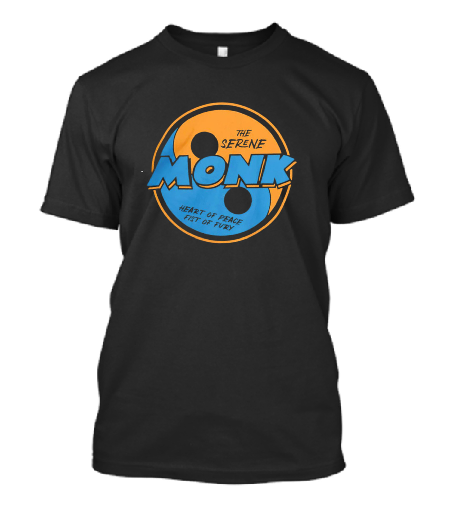The Serene Monk Heart Of Peace Fist Of Fury T-Shirt