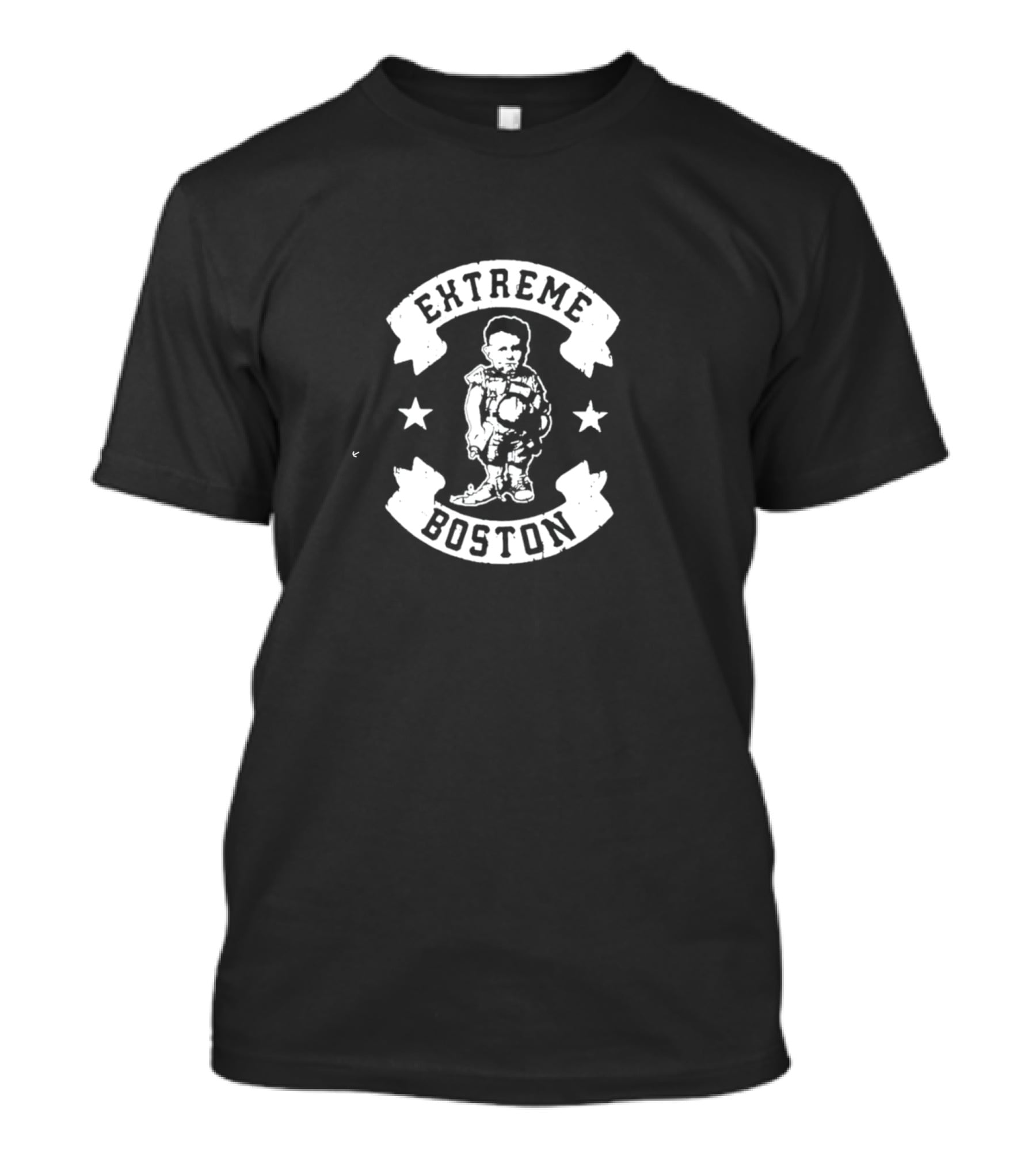 Extreme Boston Baby Holding Football T-Shirt