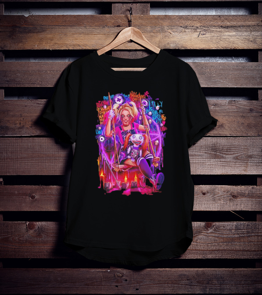 Alexa Bliss Lilly Made Me Do It Doll Graffiti Swing And Candles T-Shirt