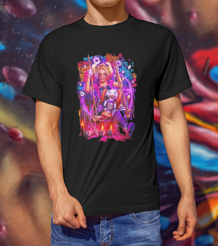 Alexa Bliss Lilly Made Me Do It Doll Graffiti Swing And Candles T-Shirt