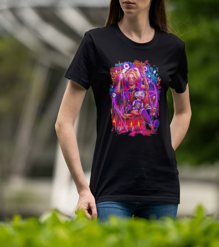 Alexa Bliss Lilly Made Me Do It Doll Graffiti Swing And Candles T-Shirt