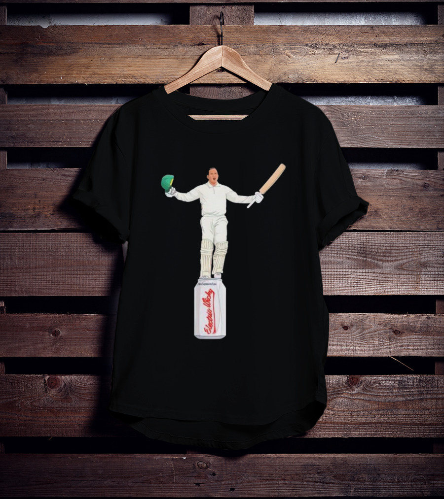 Edgbaston Victory Celebrations With Cricketer On Beer Can T-Shirt