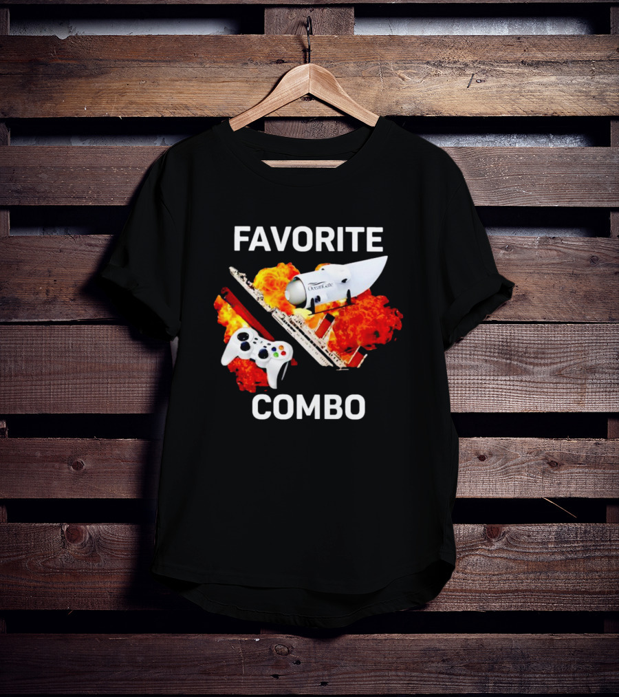 Favorite Combo Oceangate Controller Submarine Explosion T-Shirt