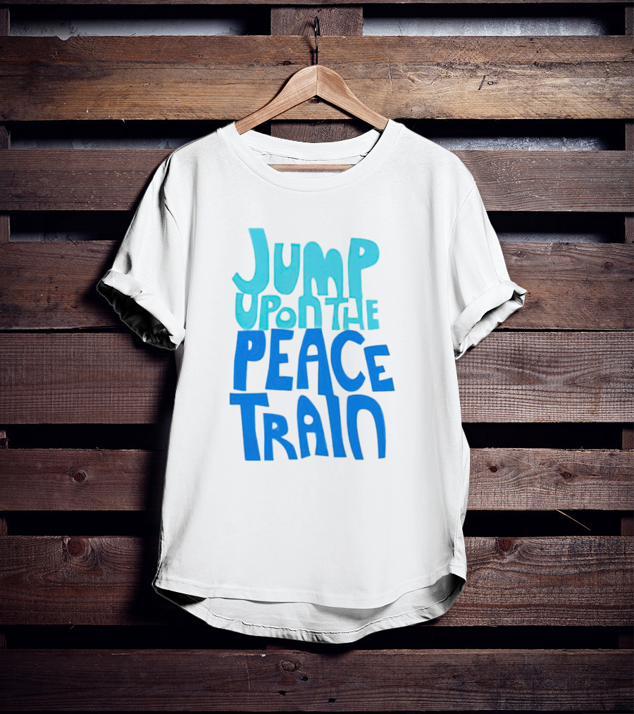 Jump Upon The Peace Train Retro Vibes T-Shirt