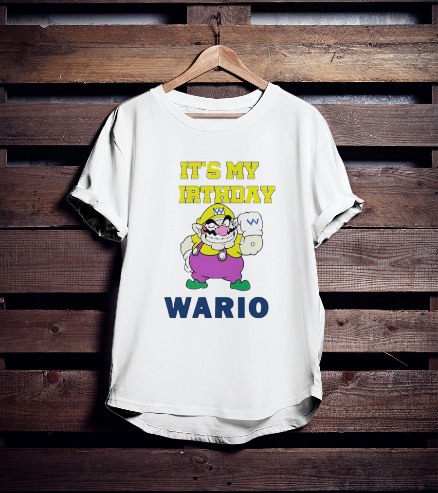 It's My Birthday Wario T-Shirt