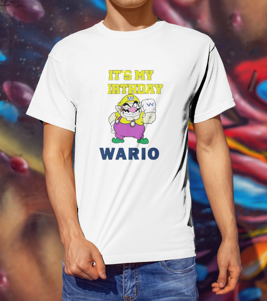 It's My Birthday Wario T-Shirt