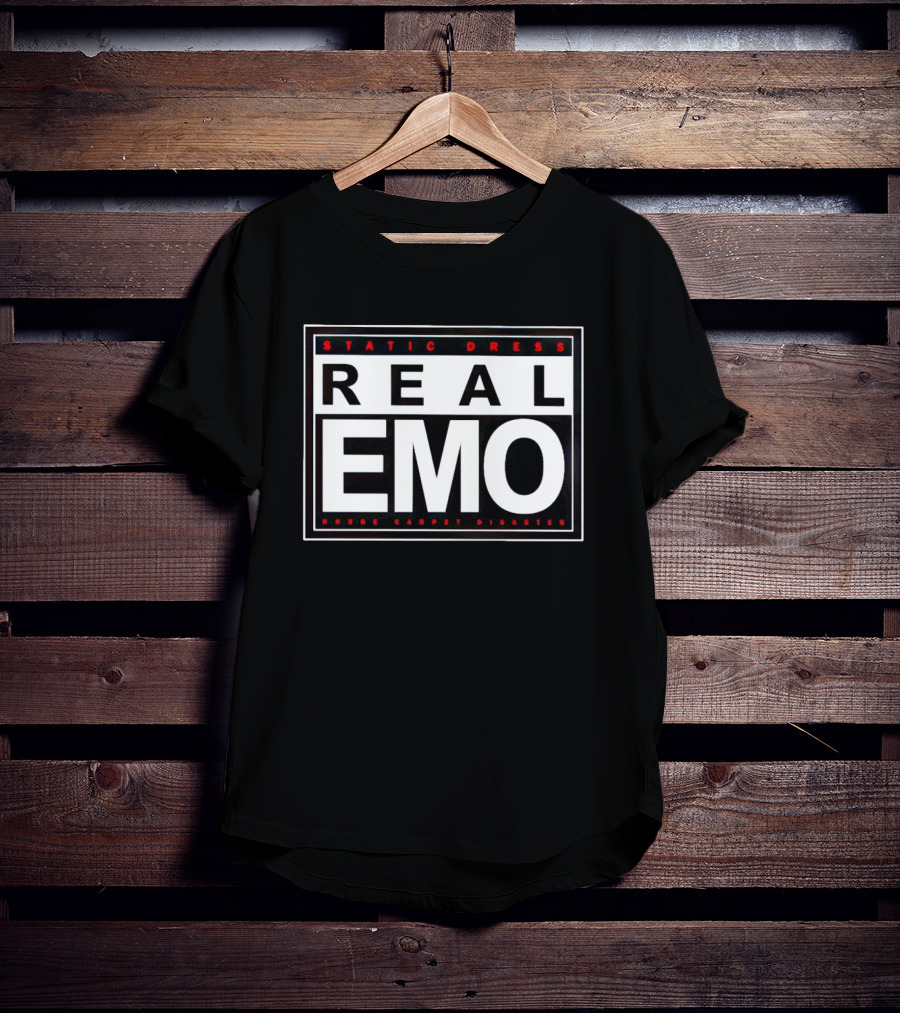 Static Dress Real Emo Rouge Carpet Disaster T-Shirt
