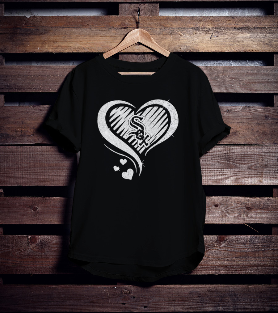 Chicago White Sox Heart Diamond T-Shirt