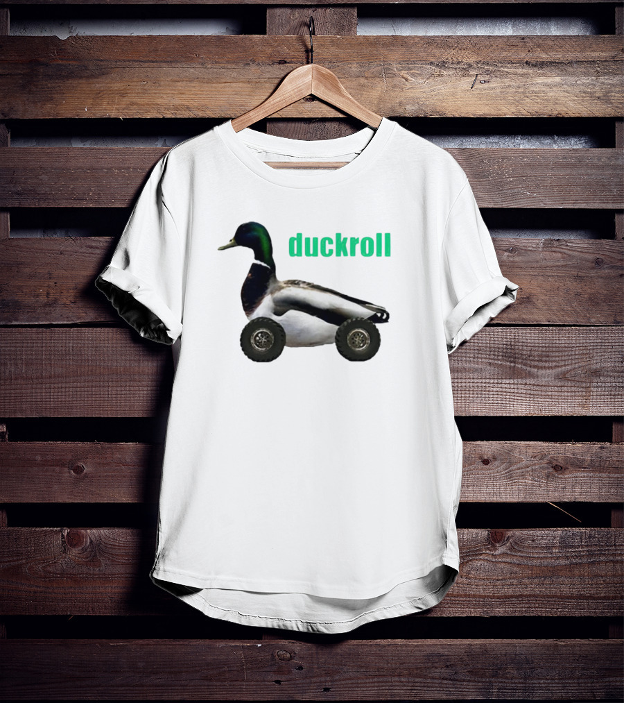 Duckroll Meme Hybrid With Wheels T-Shirt