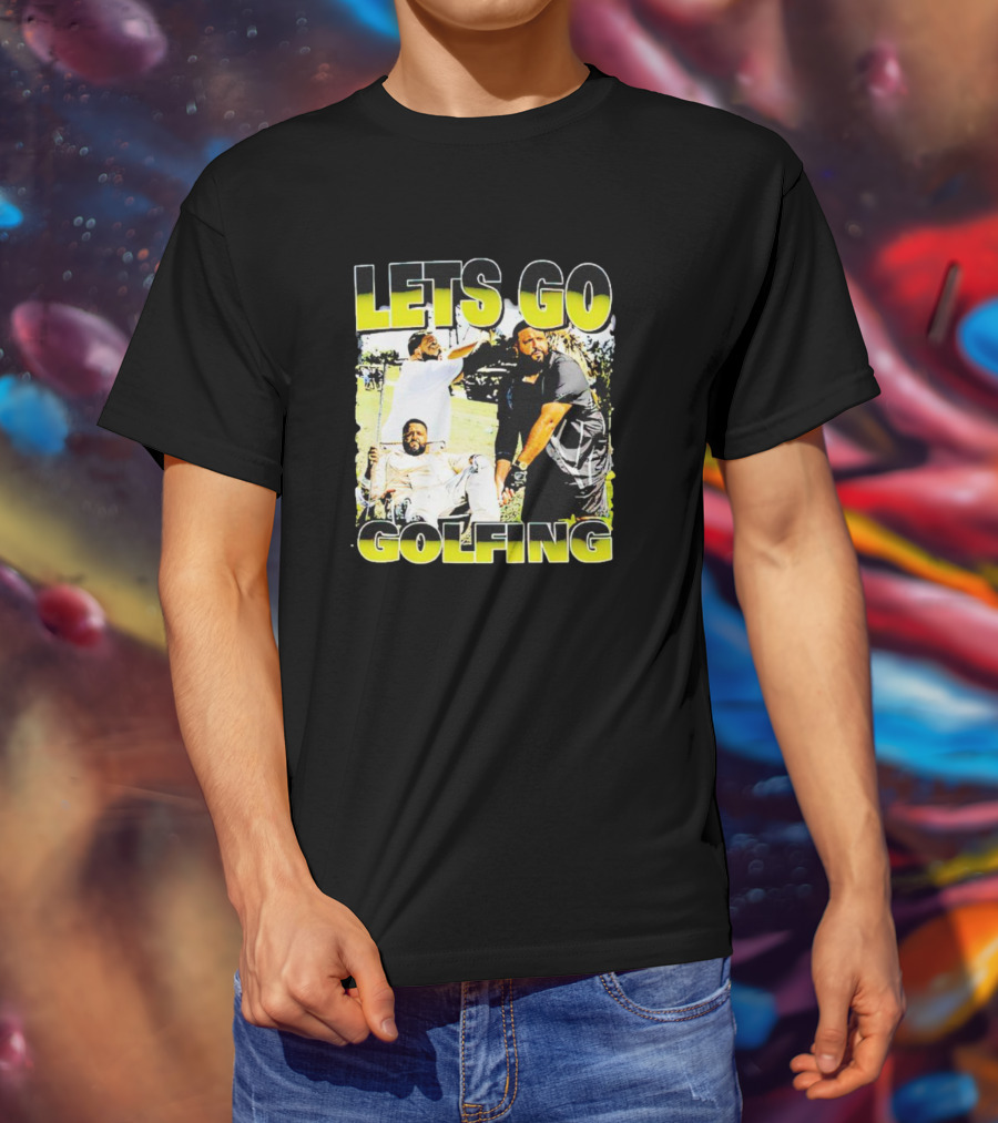 LETS GO GOLFING Golf Course Fun Time T-Shirt