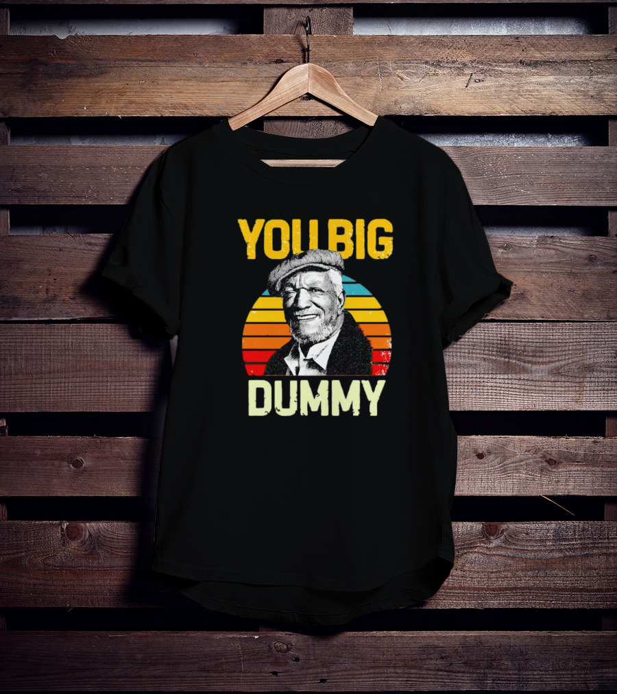 You Big Dummy Fred Sanford Vintage Retro Stripes T-Shirt