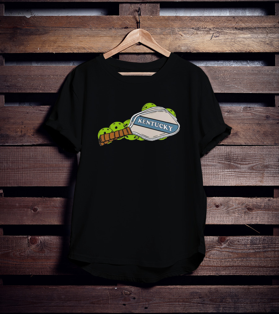 Kentucky Pickleball Paddle And Balls T-Shirt