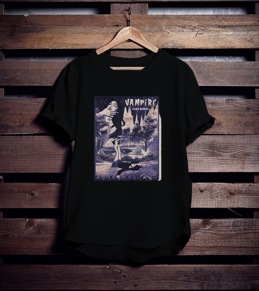 Vampire Olivia Rodrigo Forest Gothic Aesthetic T-Shirt