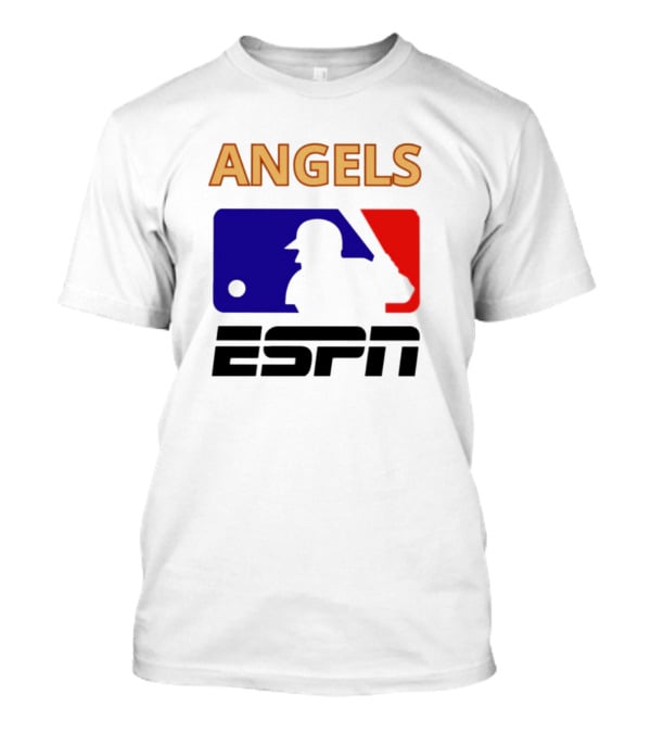 ANGELS ESPN MLB Logo Parody Baseball T-Shirt