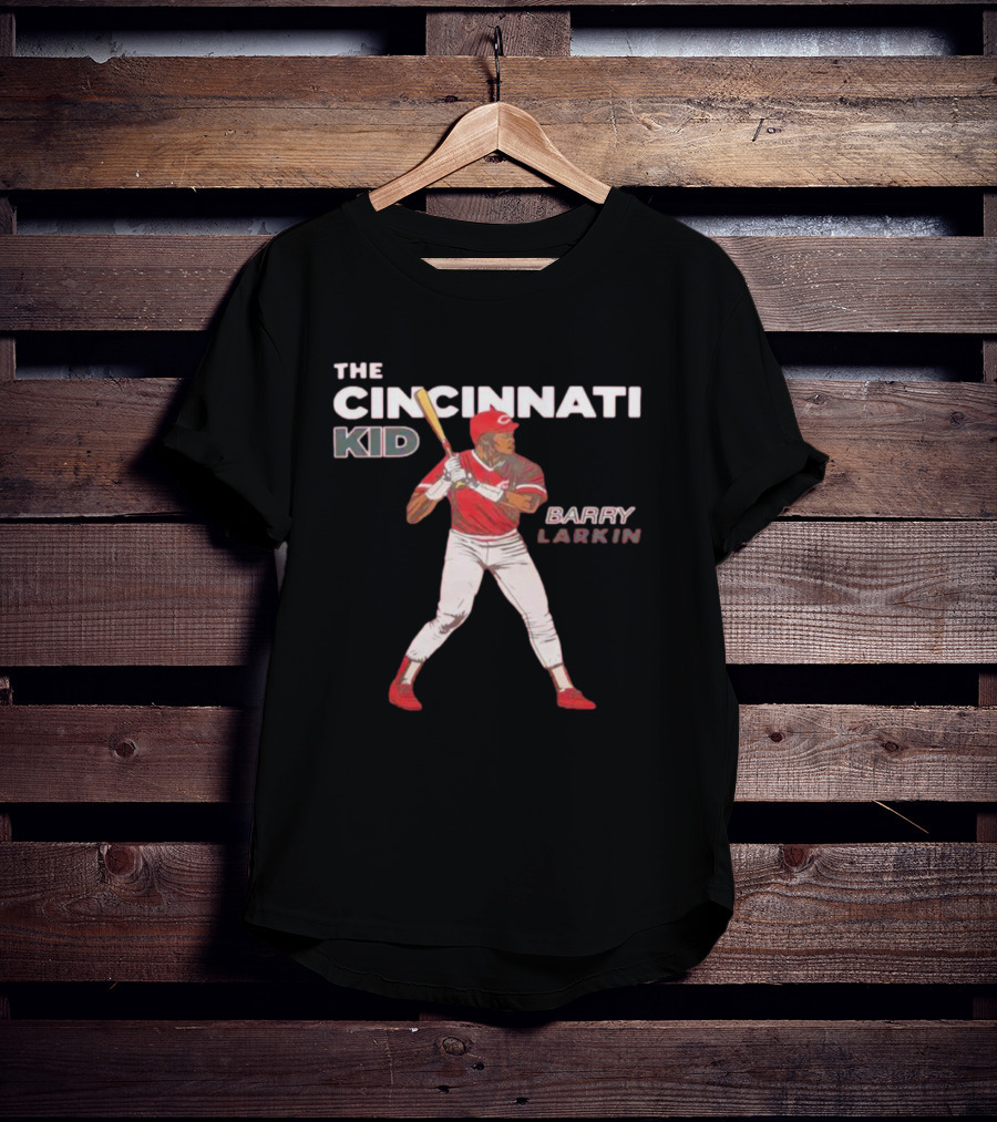 Barry Larkin The Cincinnati Kid Baseball Legend T-Shirt