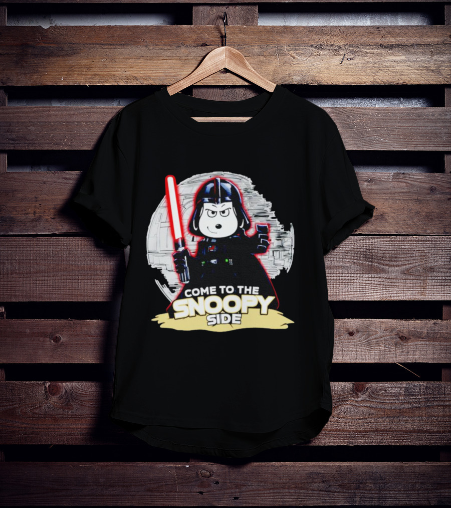 Come To The Snoopy Side Darth Vader Mashup T-Shirt