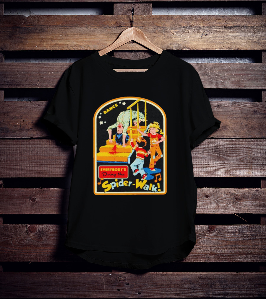 Dance Sensation Everybody's Doing The Spider-Walk Stars Music Steps T-Shirt