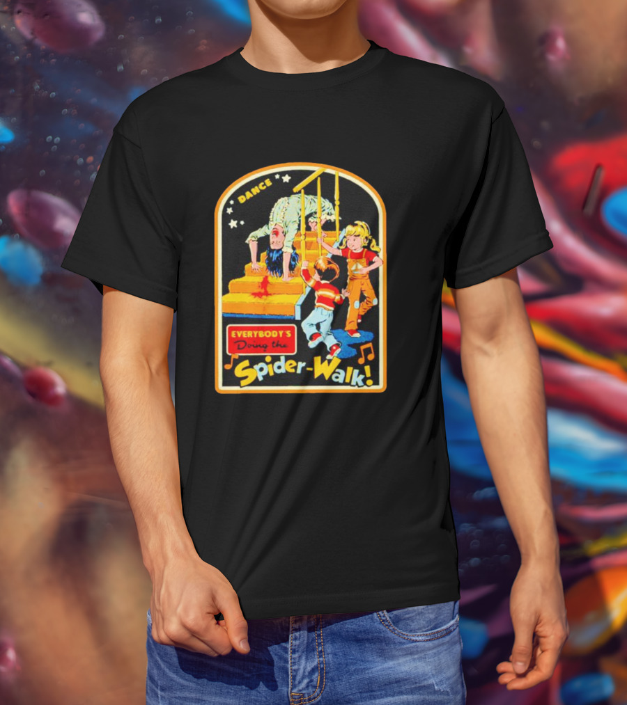 Dance Sensation Everybody's Doing The Spider-Walk Stars Music Steps T-Shirt
