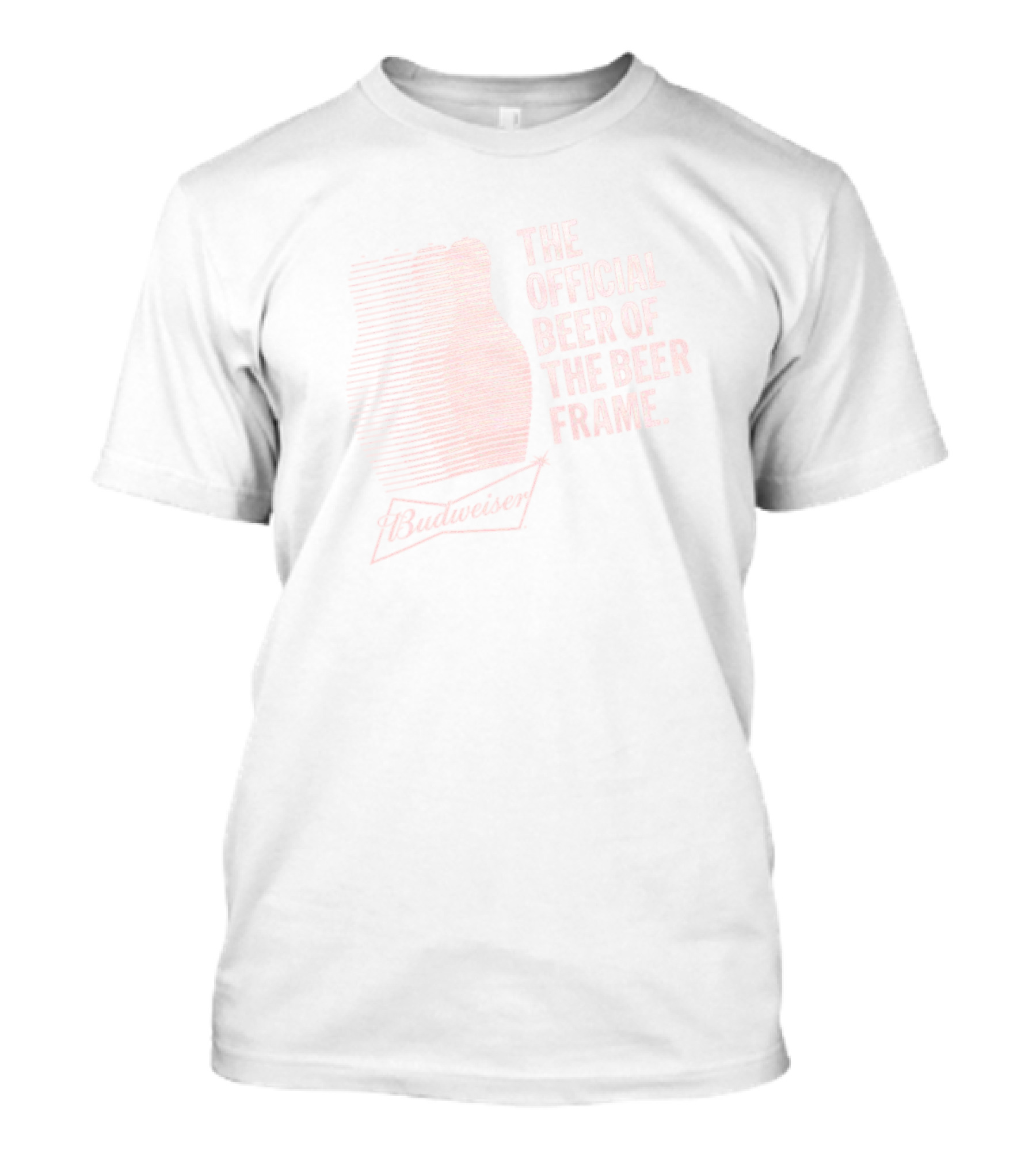 Budweiser Bowling Beer Frame Official Beer T-Shirt