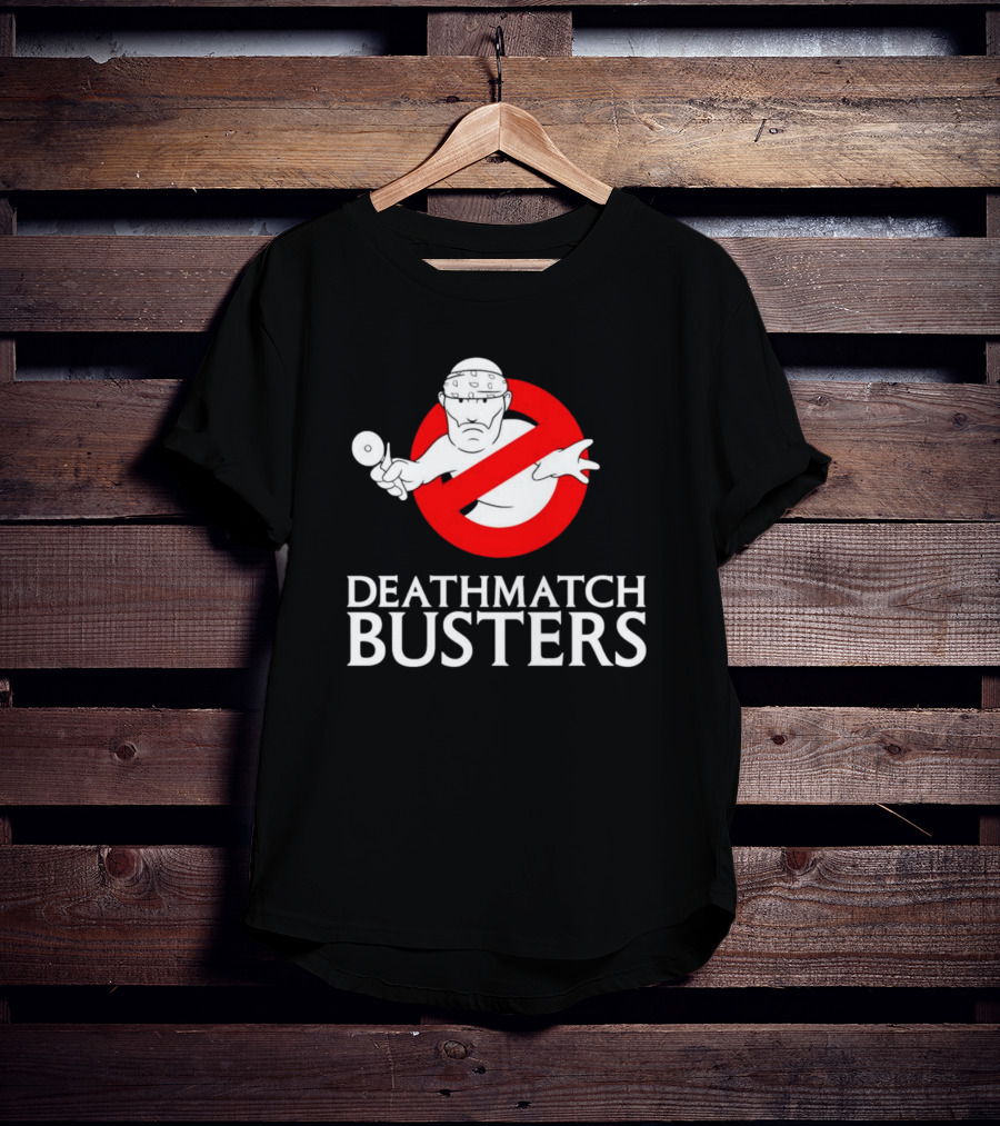 Matt Cardona Deathmatch Busters Ghostbusters T-Shirt