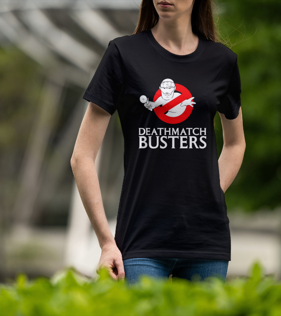 Matt Cardona Deathmatch Busters Ghostbusters T-Shirt