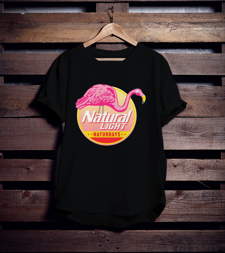 Natural Light Naturdays Flamingo T-Shirt
