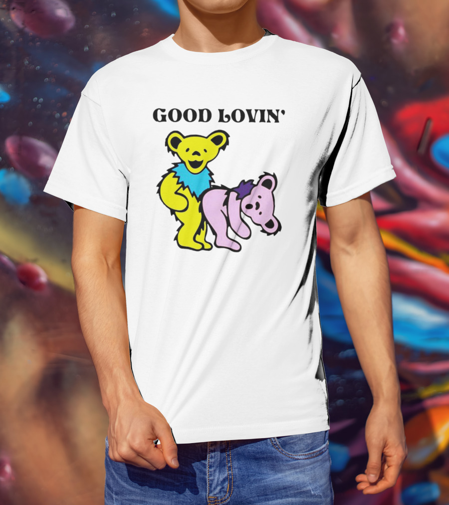 Grateful Dead Bears Good Lovin' Featuring Iconic Dancing Bears T-Shirt