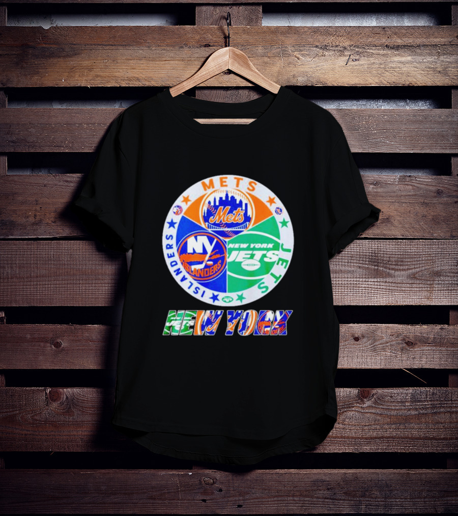 New York Mets Islanders Jets Sports Team T-Shirt