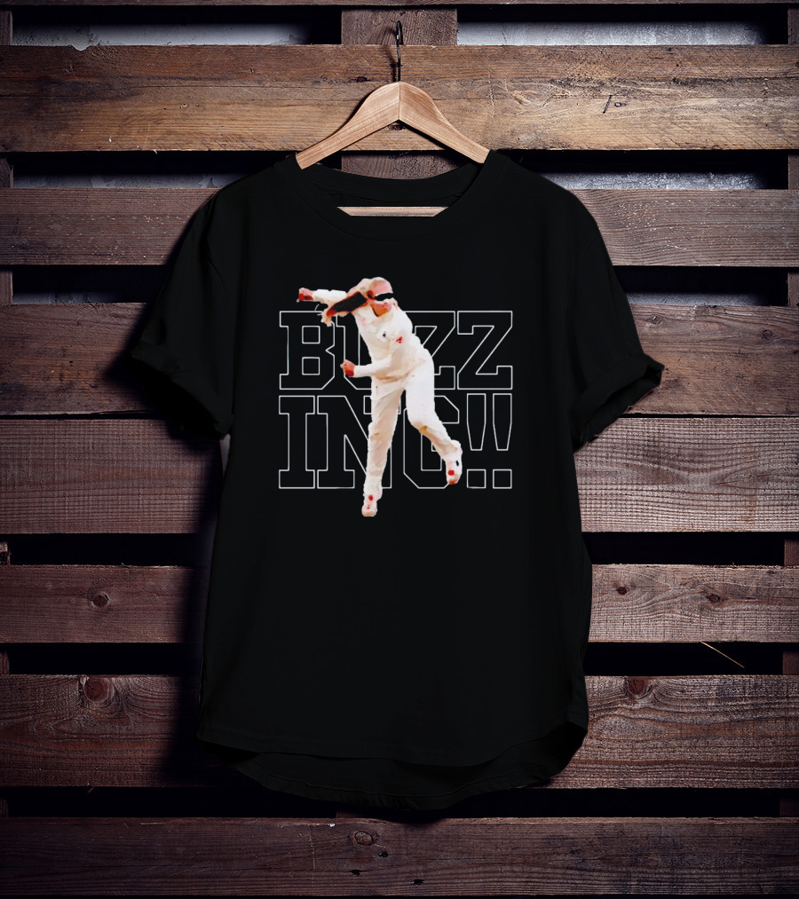 Barmy Army Buzzing Buzz Inc Iconic Cricket Fandom T-Shirt