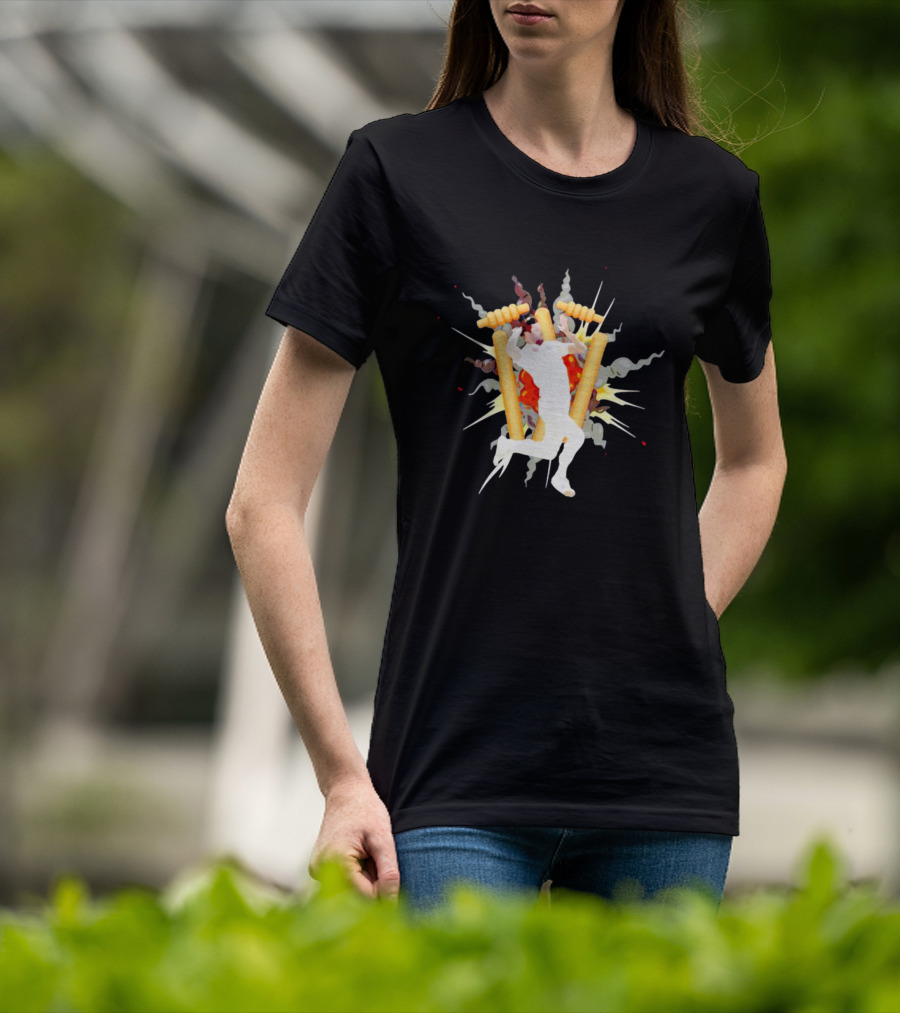 Barmy Army Woody Ladies Cricket Celebration Explosion T-Shirt