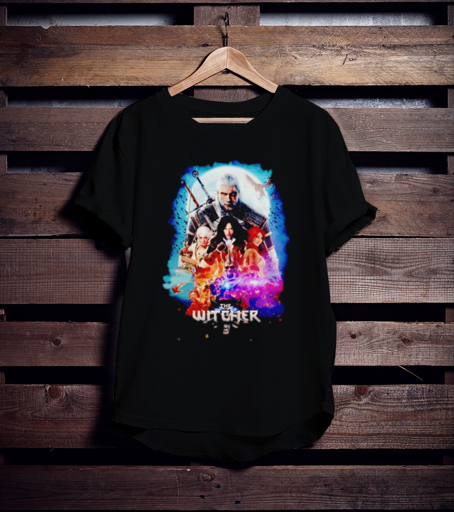 The Witcher Geralt Ciri Yennefer Triss Fantasy T-Shirt