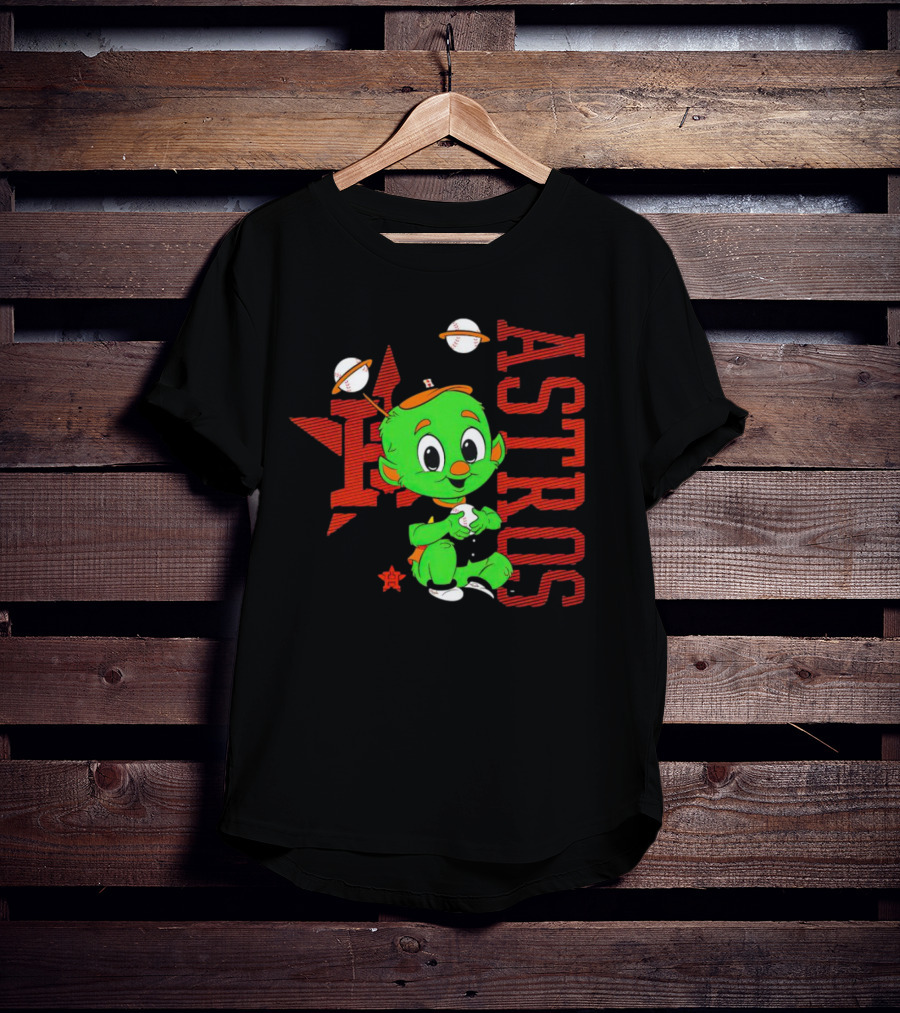 Houston Astros Orbit Mascot Infant Baseball Character T-Shirt