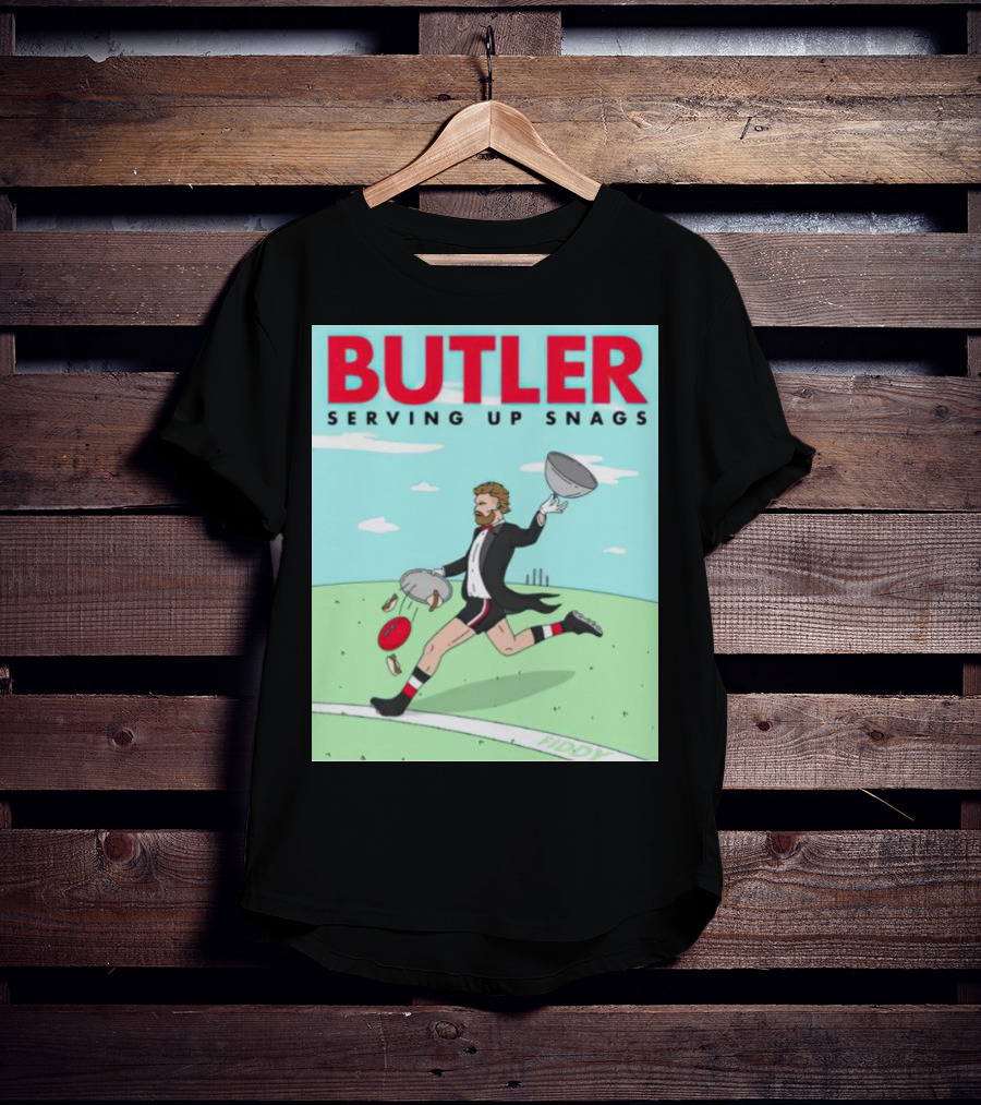 Butler Serving Up Snags Afl Football Tuxedo T-Shirt