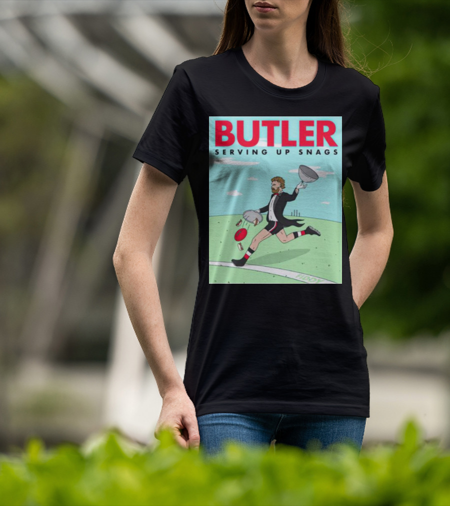 Butler Serving Up Snags Afl Football Tuxedo T-Shirt