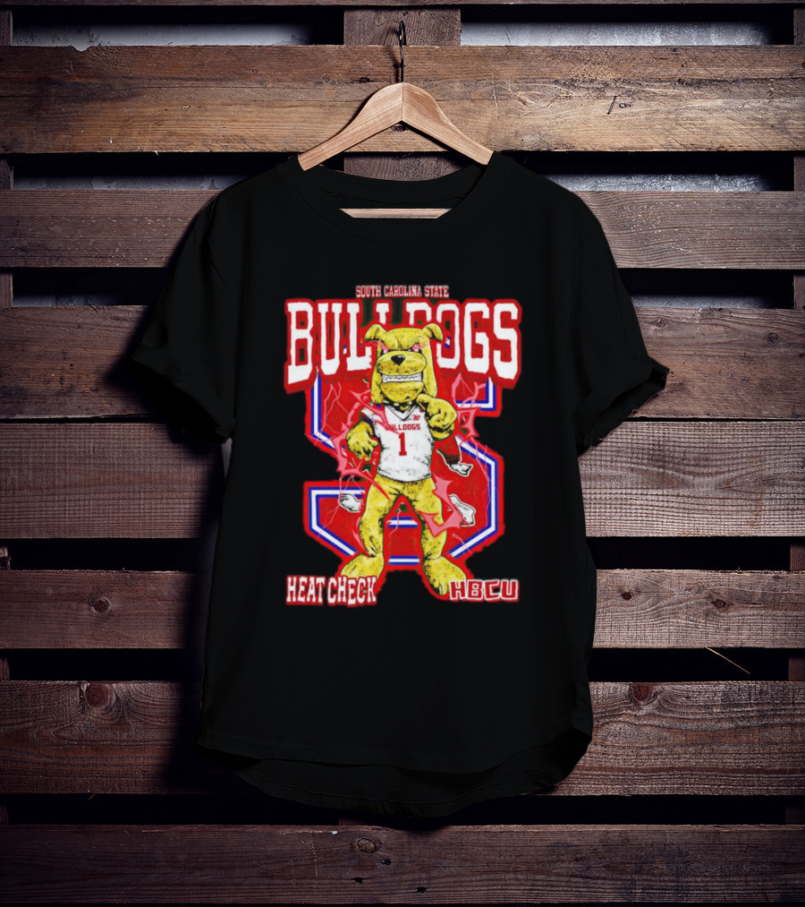 South Carolina State Bulldogs Heat Check HBCU Sports Mascot T-Shirt