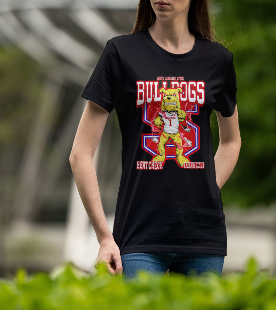 South Carolina State Bulldogs Heat Check HBCU Sports Mascot T-Shirt