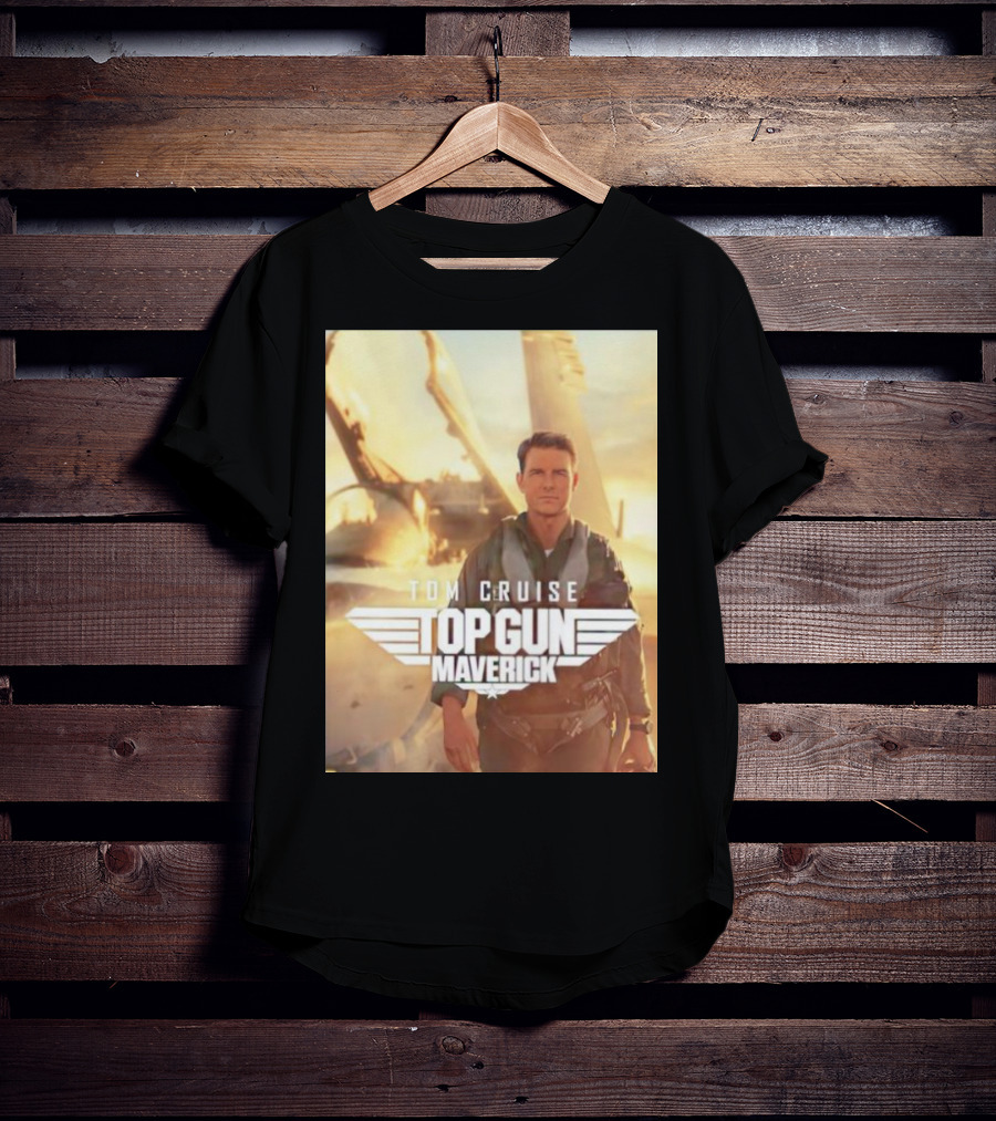 Tom Cruise Top Gun Maverick Pilot Iconic Movie Scene T-Shirt
